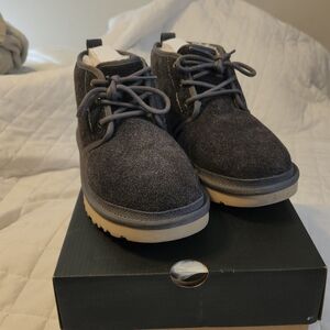 UGG Men's Charcoal Suede Boots